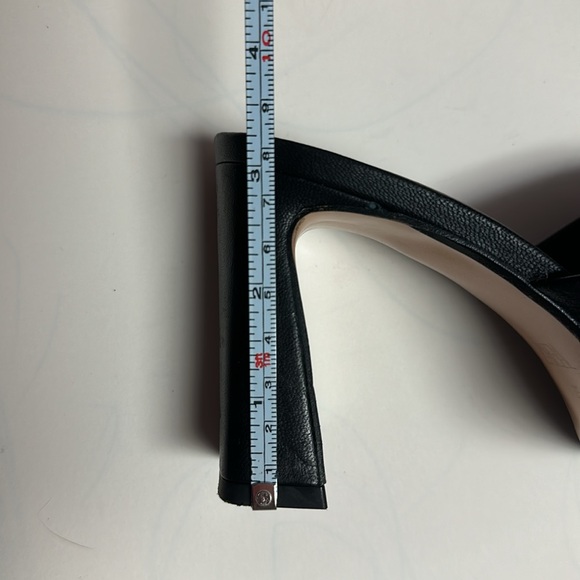 Zara Leather Black Heels - Picture 11 of 12